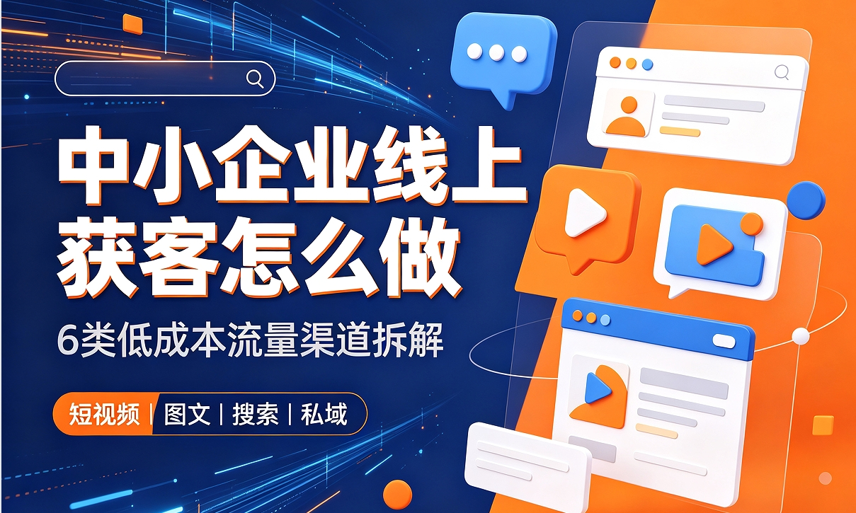 中小企業(yè)缺預算怎么做線上流量？整理6套可直接落地方案